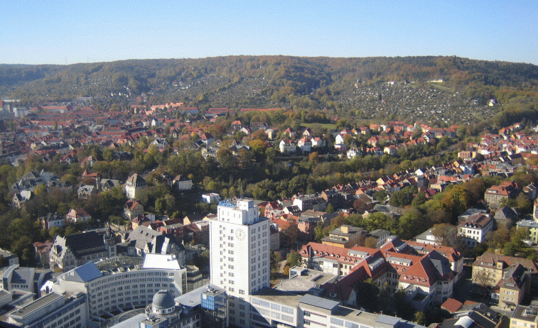 Jena - Lichtstadt mit Tradition - Blick vom Jentower